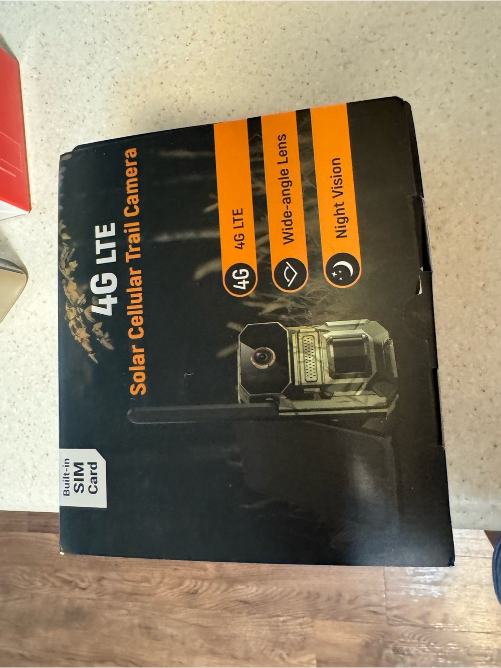 4G LTE Solar Cellular Trail Camera - Black